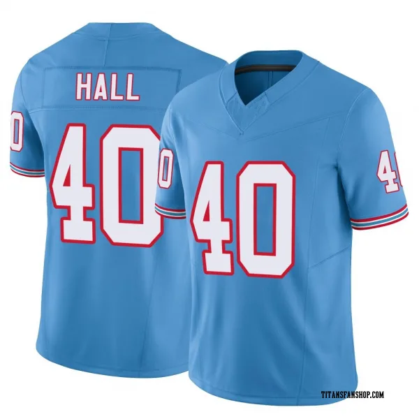 Youth Kemon Hall Tennessee Titans Limited Light Blue Vapor F.U.S.E. Jersey