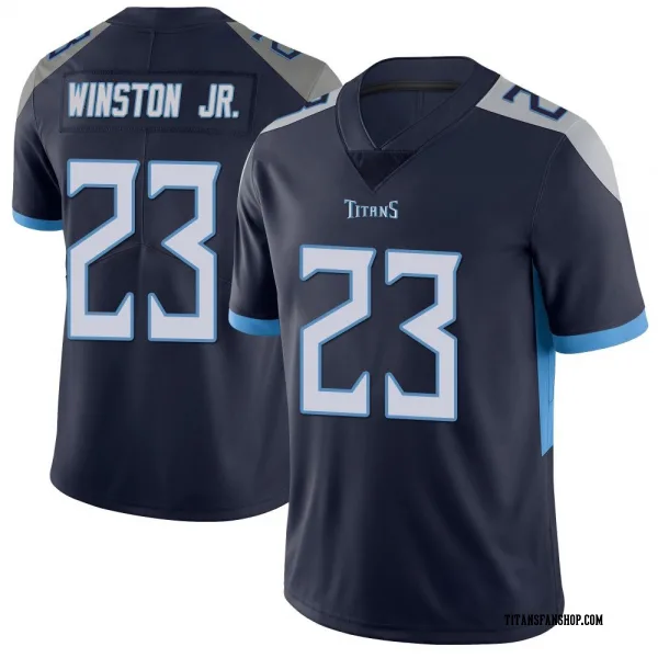 Youth Kevin Winston Jr. Tennessee Titans Limited Navy Vapor Untouchable Jersey
