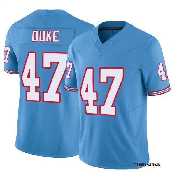 Youth Khalid Duke Tennessee Titans Limited Light Blue Vapor F.U.S.E. Jersey