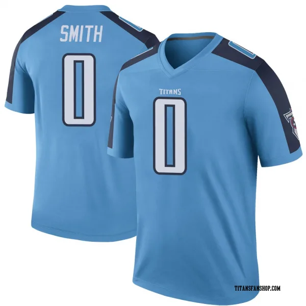 Youth î€€Kobeî€ î€€Smithî€ Tennessee Titans Legend Light Blue Color Rush î€€Jerseyî€