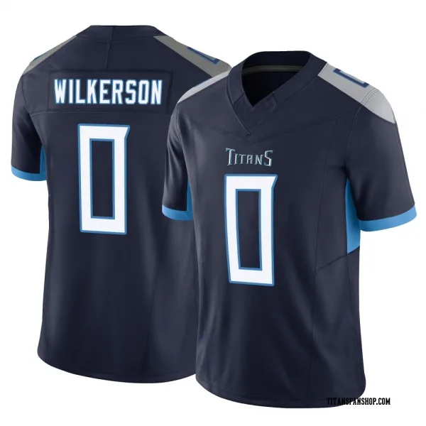 Youth Kristian Wilkerson Tennessee Titans Limited Navy Vapor F.U.S.E. Jersey
