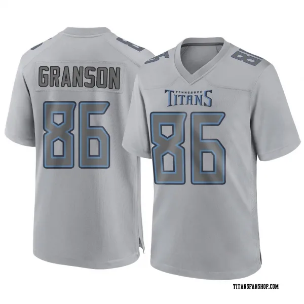 Youth Kylen Granson Tennessee Titans Game Gray Atmosphere Fashion Jersey