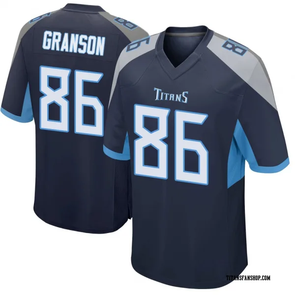 Youth Kylen Granson Tennessee Titans Game Navy Jersey