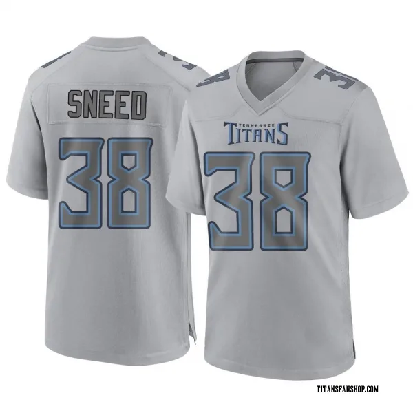 Youth L'Jarius Sneed Tennessee Titans Game Gray Atmosphere Fashion Jersey