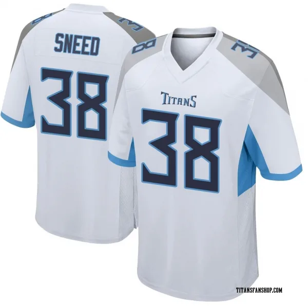 Youth L'Jarius Sneed Tennessee Titans Game White Jersey