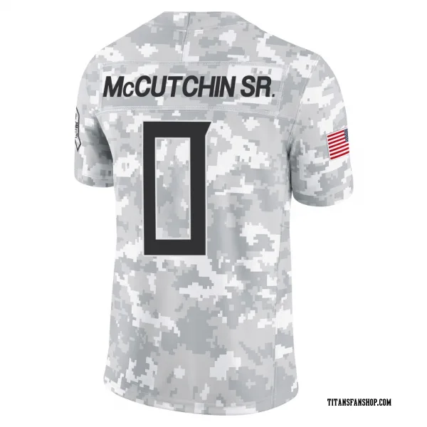 Youth Latrell McCutchin Sr. Tennessee Titans Limited Arctic Camo 2024 Salute to Service Jersey