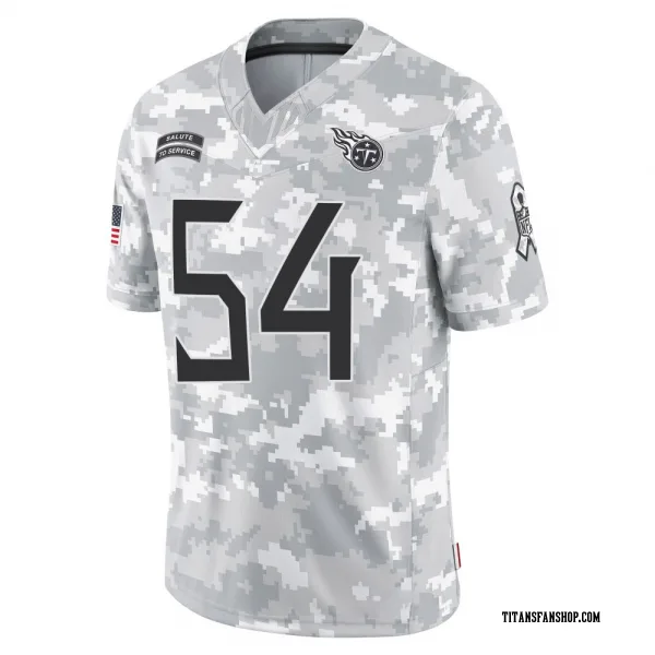Youth Lorenzo Carter Tennessee Titans Limited Arctic Camo 2024 Salute to Service Jersey