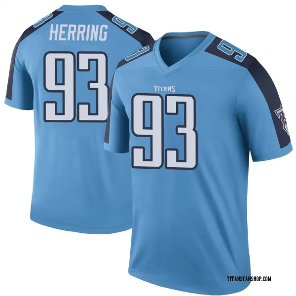 Youth Malik Herring Tennessee Titans Legend Light Blue Color Rush Jersey