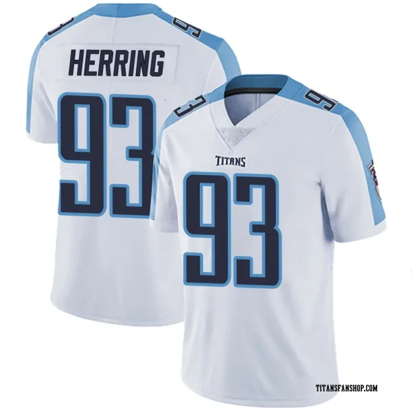 Youth Malik Herring Tennessee Titans Limited White Vapor Untouchable Jersey