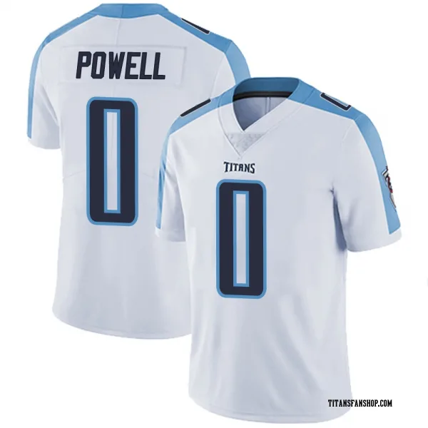 Youth Mani Powell Tennessee Titans Limited White Vapor Untouchable Jersey