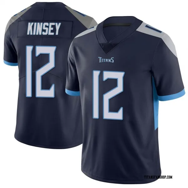 Youth Mason Kinsey Tennessee Titans Limited Navy Vapor Untouchable Jersey