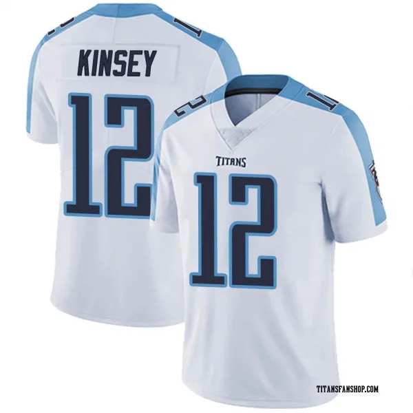Youth Mason Kinsey Tennessee Titans Limited White Vapor Untouchable Jersey