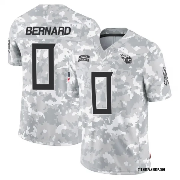 Youth Micah Bernard Tennessee Titans Limited Arctic Camo 2024 Salute to Service Jersey
