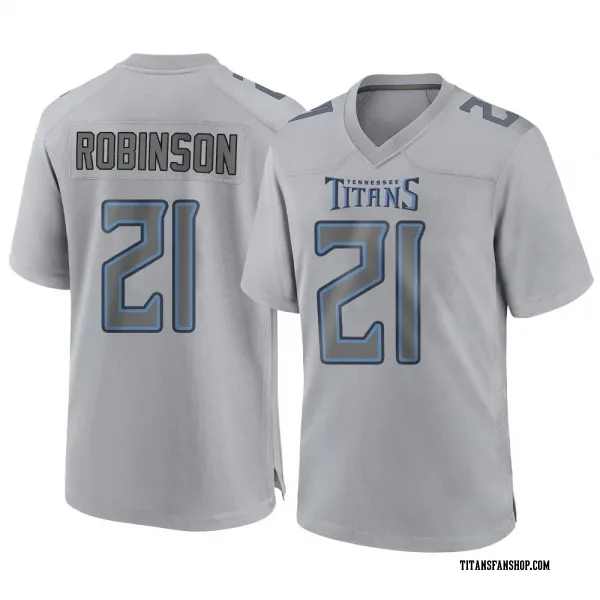 Youth Micah Robinson Tennessee Titans Game Gray Atmosphere Fashion Jersey