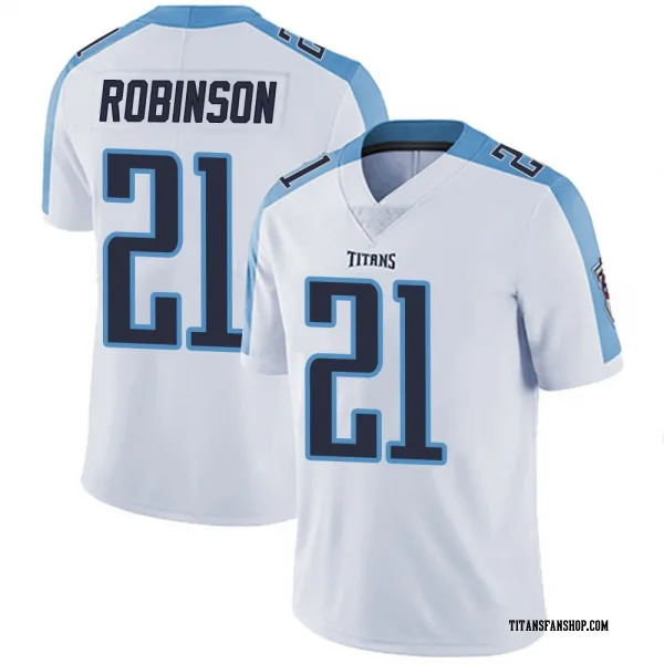 Youth Micah Robinson Tennessee Titans Limited White Vapor Untouchable Jersey