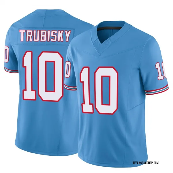 Youth Mitchell Trubisky Tennessee Titans Limited Light Blue Vapor F.U.S.E. Jersey