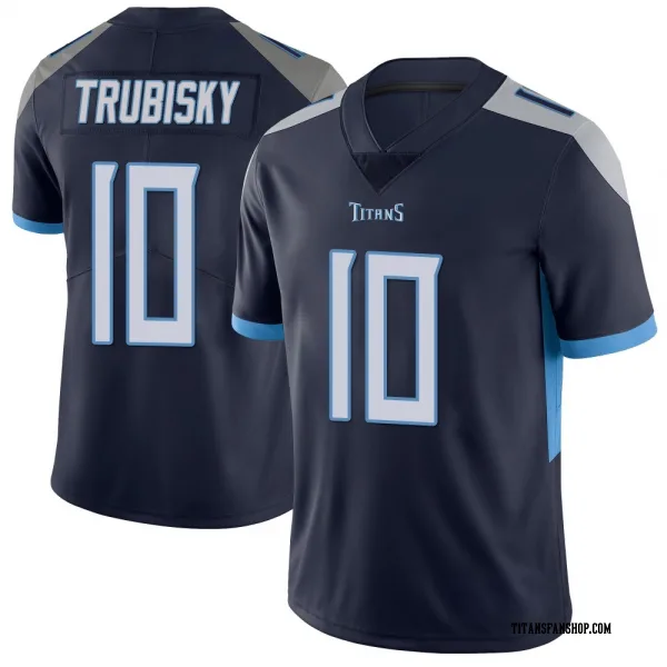 Youth Mitchell Trubisky Tennessee Titans Limited Navy Vapor Untouchable Jersey