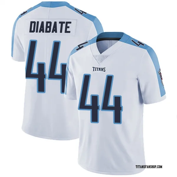 Youth Mohamoud Diabate Tennessee Titans Limited White Vapor Untouchable Jersey