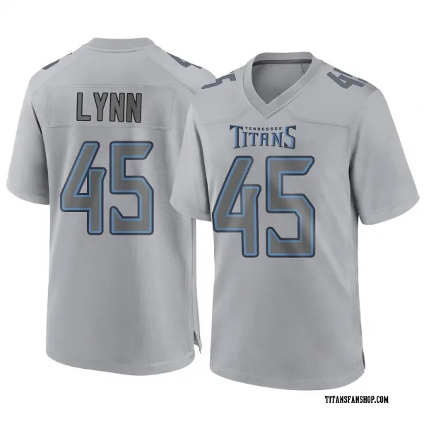 Youth Nate Lynn Tennessee Titans Game Gray Atmosphere Fashion Jersey
