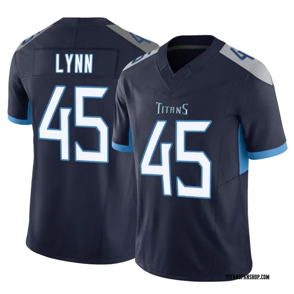 Youth Nate Lynn Tennessee Titans Limited Navy Vapor F.U.S.E. Jersey