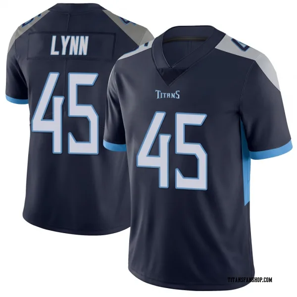Youth Nate Lynn Tennessee Titans Limited Navy Vapor Untouchable Jersey