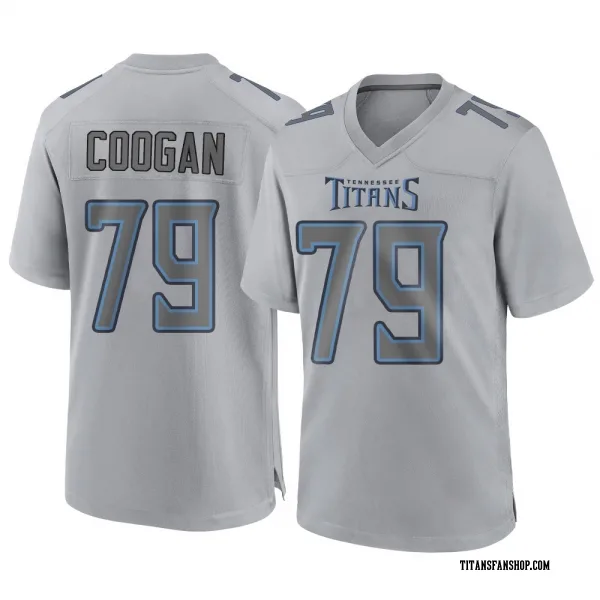 Youth Pat Coogan Tennessee Titans Game Gray Atmosphere Fashion Jersey