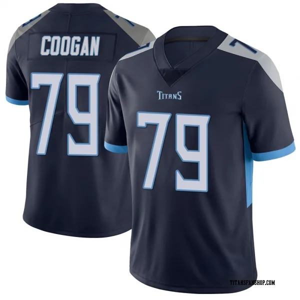 Youth Pat Coogan Tennessee Titans Limited Navy Vapor Untouchable Jersey