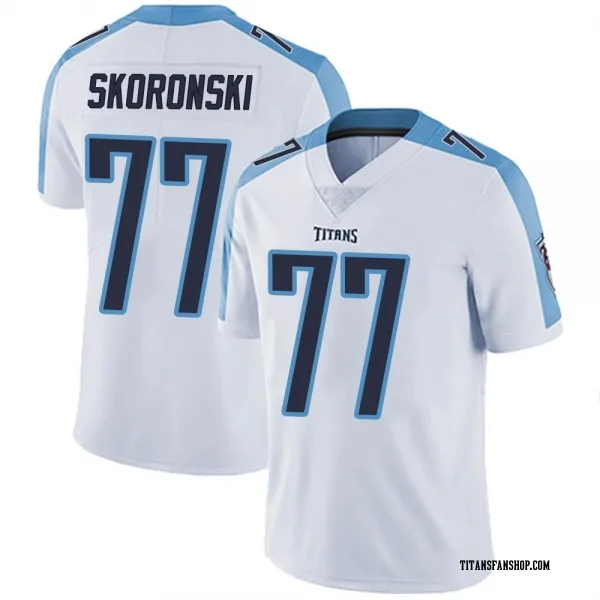Youth Peter Skoronski Tennessee Titans Limited White Vapor Untouchable Jersey