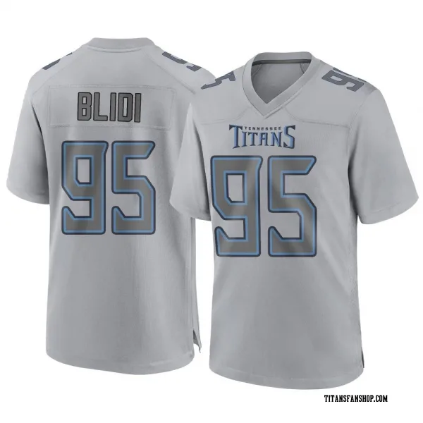 Youth Philip Blidi Tennessee Titans Game Gray Atmosphere Fashion Jersey