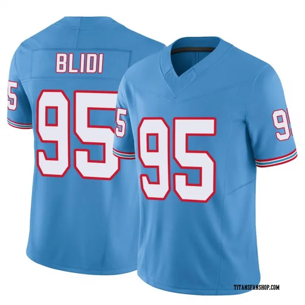 Youth Philip Blidi Tennessee Titans Limited Light Blue Vapor F.U.S.E. Jersey