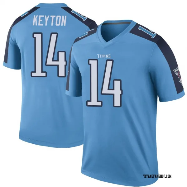 Youth Ramel Keyton Tennessee Titans Legend Light Blue Color Rush Jersey