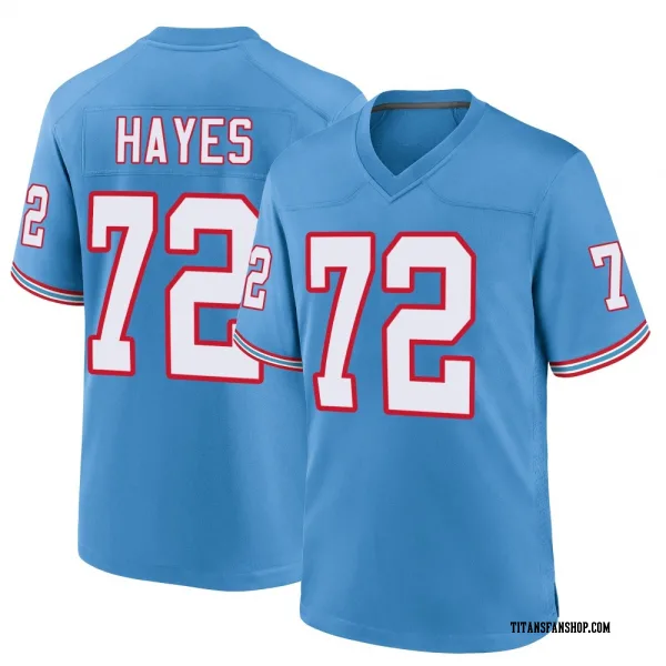 Youth Ryan Hayes Tennessee Titans Game Light Blue Oilers Throwback Alternate Jersey