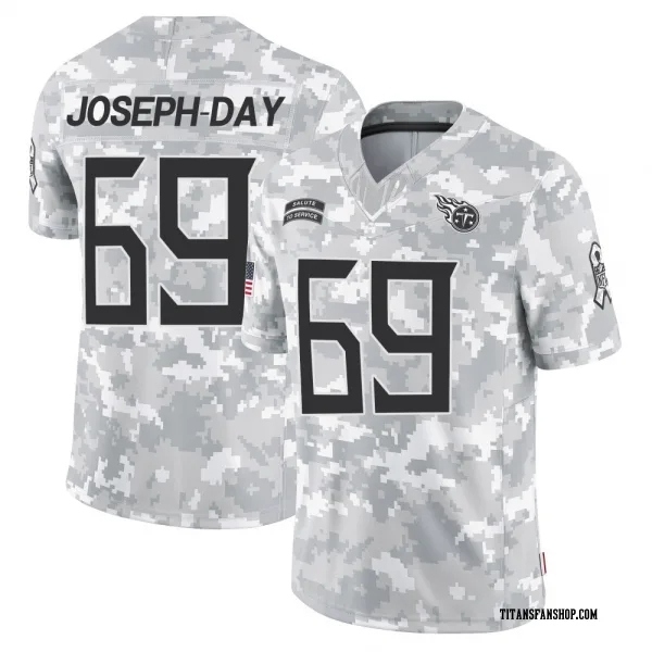 Youth Sebastian Joseph-Day Tennessee Titans Limited Arctic Camo 2024 Salute to Service Jersey