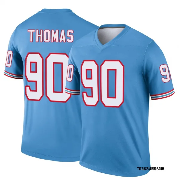 Youth Solomon Thomas Tennessee Titans Legend Light Blue Oilers Throwback Jersey