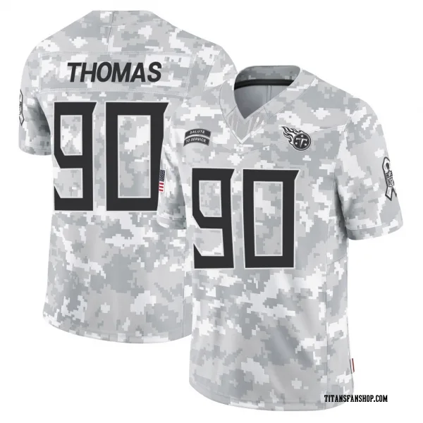 Youth Solomon Thomas Tennessee Titans Limited Arctic Camo 2024 Salute to Service Jersey