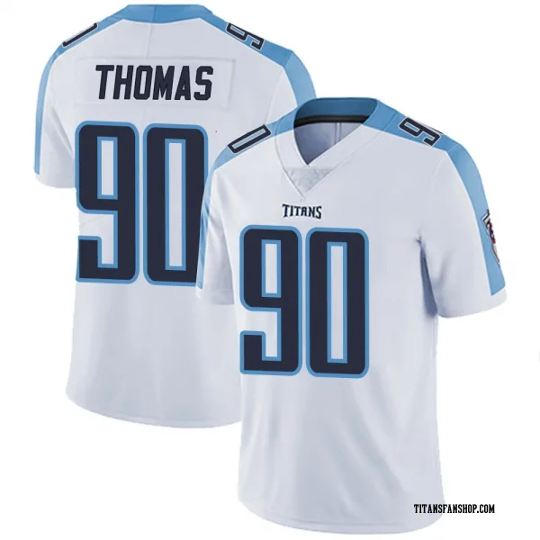 Youth Solomon Thomas Tennessee Titans Limited White Vapor Untouchable Jersey