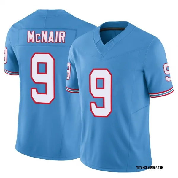 Youth Steve McNair Tennessee Titans Limited Light Blue Vapor F.U.S.E. Jersey
