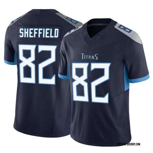 Youth TJ Sheffield Tennessee Titans Limited Navy Vapor F.U.S.E. Jersey