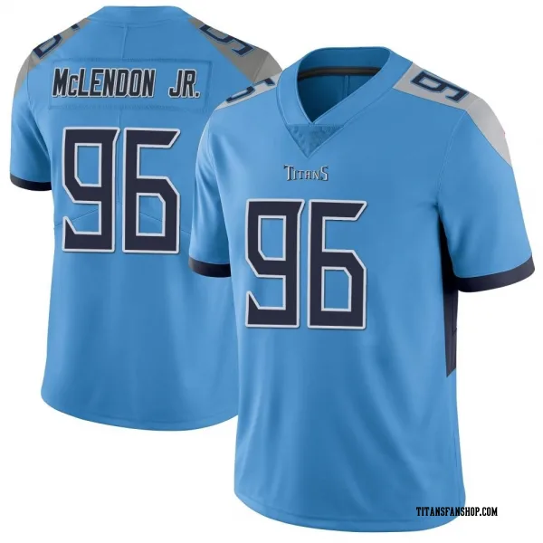 Youth TK McLendon Jr. Tennessee Titans Limited Light Blue Vapor Untouchable Jersey