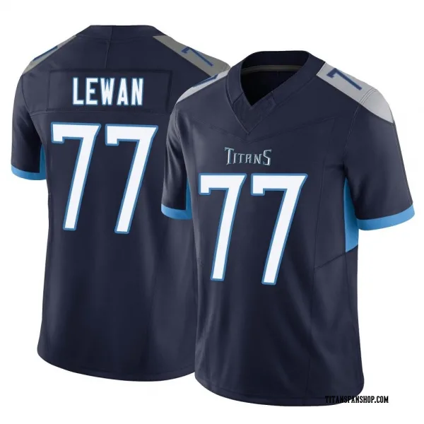 Youth Taylor Lewan Tennessee Titans Limited Navy Vapor F.U.S.E. Jersey