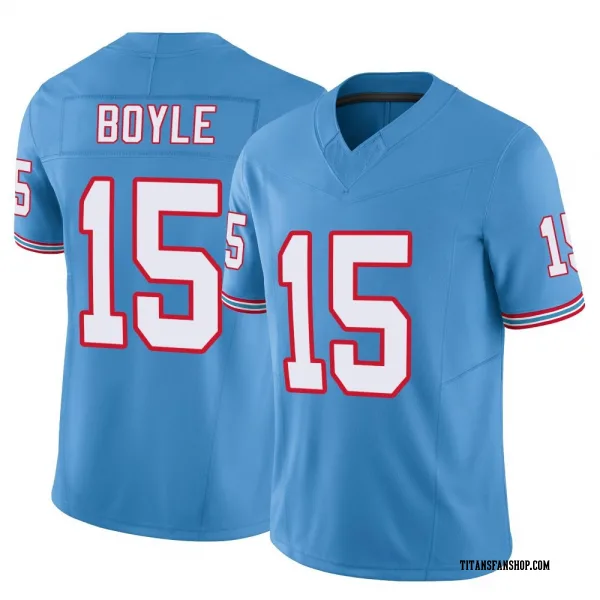 Youth Tim Boyle Tennessee Titans Limited Light Blue Vapor F.U.S.E. Jersey