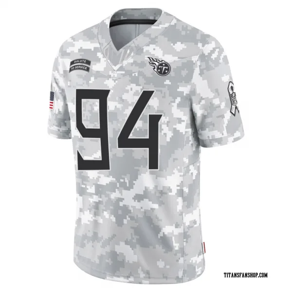 Youth Timmy Horne Tennessee Titans Limited Arctic Camo 2024 Salute to Service Jersey