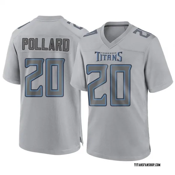 Youth Tony Pollard Tennessee Titans Game Gray Atmosphere Fashion Jersey
