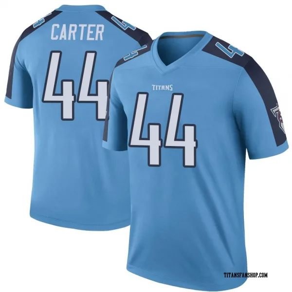 Youth Tory Carter Tennessee Titans Legend Light Blue Color Rush Jersey