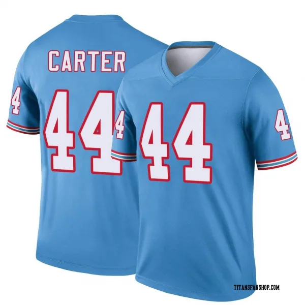 Youth Tory Carter Tennessee Titans Legend Light Blue Oilers Throwback Jersey
