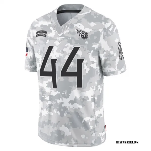 Youth Tory Carter Tennessee Titans Limited Arctic Camo 2024 Salute to Service Jersey