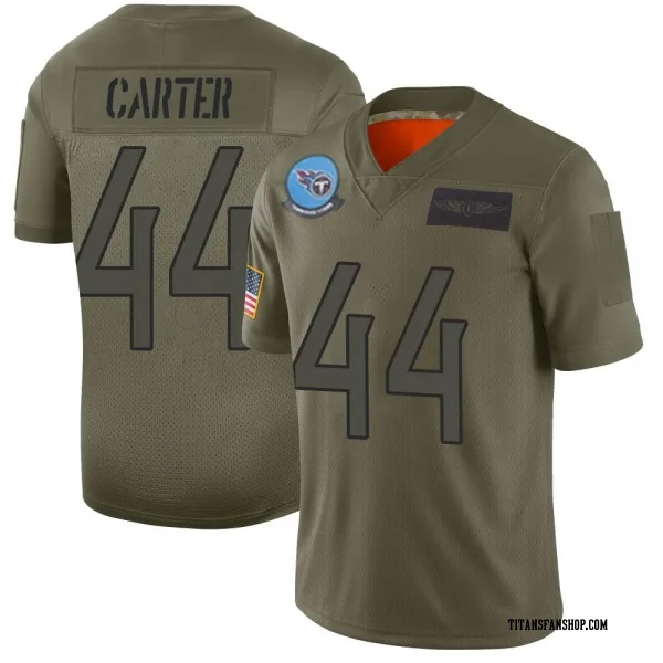 Youth Tory Carter Tennessee Titans Limited Camo 2019 Salute to Service Jersey