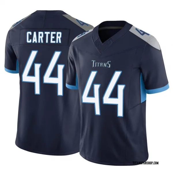 Youth Tory Carter Tennessee Titans Limited Navy Vapor F.U.S.E. Jersey