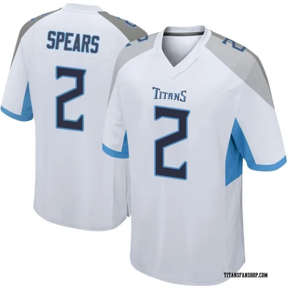 Youth Tyjae Spears Tennessee Titans Game White Jersey