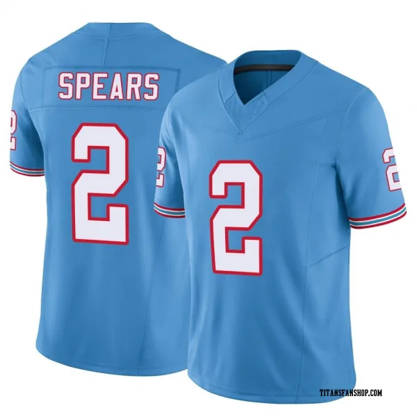 Youth Tyjae Spears Tennessee Titans Limited Light Blue Vapor F.U.S.E. Jersey